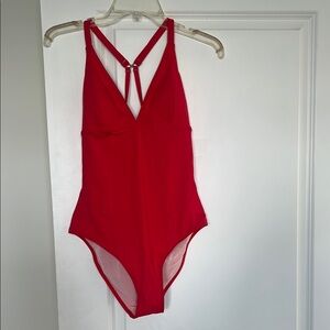 Cupshe Red Strappy Back Bodysuit One Piece